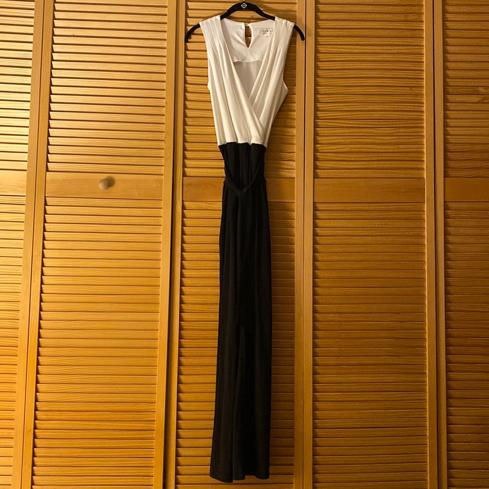 Black and white jumpsuit